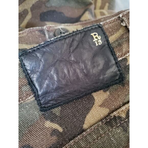 R13 Camouflage Women Jeans - Picture 9 of 10